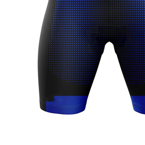 Pantalones Cortos de Ciclismo para Hombre, Negros y Azules, Transpirables, Acolchados, Ropa Interior Deportiva Sublimada - Product Image 5