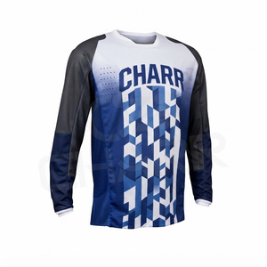 เสื้อเจอร์ซีย์ MX สไตล์ทันสมัยไม่ซ้ำใคร น้ำหนักเบา ระบายอากาศได้ดี แห้งเร็ว สวมใส่สบาย ชุดแข่งออฟโรด กันลม ดีไซน์สั่งทำพิเศษ - Product Image 2