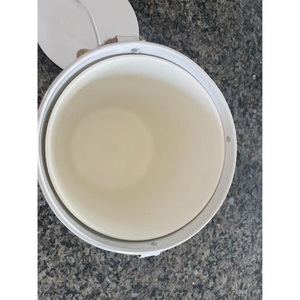 Modern Design Metal <b>Ice</b> Bucket White Powder Coated Bowl Shape With Rope Handle Beverage Tub for Bars Wine Bottles Parties - Product Image 4