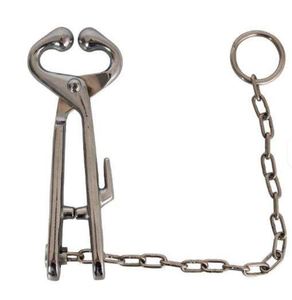 Oferta Especial 2024: Cadena de Sujeción Manual de Acero Inoxidable para Ganado, Herramientas de Contención para Granjas, Abrazadera Veterinaria de Alta Calidad - Product Image 4