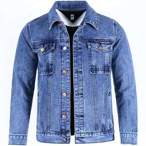 2026 New Arrival Wholesale <b>Denim</b> <b>Jacket</b> Mens Slim Fit Style Teens Boys <b>Denim</b> Jeans <b>Jackets</b> and Coats - Product Image 5