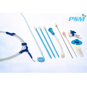 Kit de Catéter Manual para Drenaje de Abscesos Hepáticos, Certificado CE, Uso Hospitalario - Product Image 1