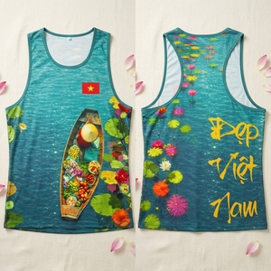 Custom Runner Tank Top OEM ODM Wholesale Quick Dry <b>Running</b> <b>Singlet</b> Manufacturer - Product Image 1
