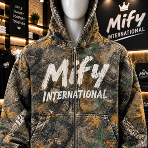 Nouveau Hoodie Zippé Premium 2026 en Gros avec Logo Sérigraphié en Tissu French Terry – Style Décontracté Streetwear - Product Image 2