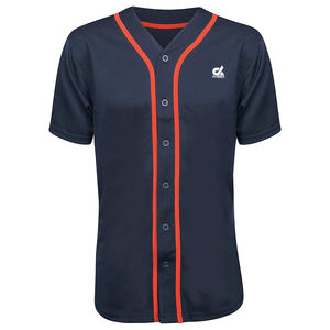 Camiseta de Béisbol Blanca Personalizada 2025, Manga Corta, Uniforme de Equipo con Botones para Hombre, Logotipo Frontal, Venta al Por Mayor - Product Image 6