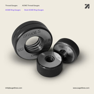 Jeu de jauges à anneaux à filetage ACME externe, haute précision, outil de mesure Go No Go pour usage industriel et de production - Product Image 2