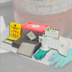 Compact 10L Universal Spill Kit with Clear Box | Portable Emergency Spill Response Kit for Oil, Chemical & Liquid Absorption - Product Image 1