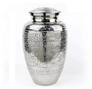 Direct from Factory Handcrafted Aluminum Cremation <b>Urns</b> for Human Ashes Budget-Friendly Adult Ash <b>Urns</b> Indian Funeral Supplies - Product Image 1