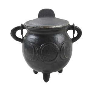 Quemador de carbón metálico de diseño creativo, hierro forjado con acabado pintado en negro, diseño de varios tamaños, soporte para incienso - Product Image 2