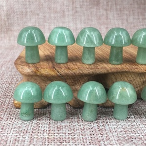 Aventurina Verde Natural Tallada en Forma de Hongo, Cristal Curativo de Aventurina para Reiki, Meditación, Decoración Feng Shui, Venta al por Mayor - Product Image 5