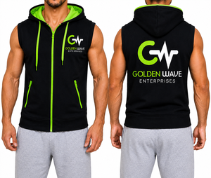 Sudadera con Capucha Corta para Hombre GW Heavyweight, Sin Cordones, Corte Personalizado, 100% Algodón, 250gsm/330gsm, Color Sólido, Corte Cuadrado, Talla Grande, para Invierno - Product Image 4