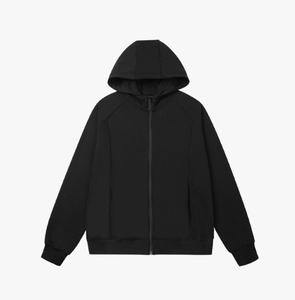 Sudadera con Capucha para Mujer, Color Sólido, Manga Larga, Tejido de Algodón Transpirable, Estilo Casual Otoñal, Corte Regular - Product Image 2