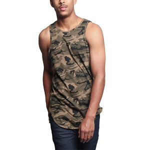 Camiseta sin mangas de algodón ligera y personalizable para hombre, con logo, acanalada, transpirable, para deporte, entrenamiento, uso casual y musculación. - Product Image 1