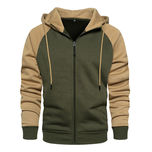 Sudaderas con Cremallera para Hombre al por Mayor, Diseño Elegante 2024, OEM, Secado Rápido, Transpirables, Cómodas, con Logotipo Personalizado - Product Image 1