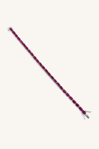 <b>Ruby</b> <b>Bracelet</b> in 92.5 Sterling Silver KLSB-20637 - Product Image 4