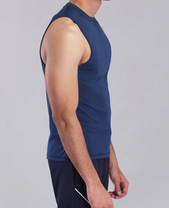 Débardeur de sport oversize en coton gaufré pour homme, haute qualité, style stringer, idéal pour la course et la gym - Product Image 6