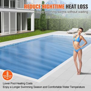 Copertura Solare di Sicurezza per Piscine Rettangolari 24x12 piedi, Telo Solare Interrato da 12 Mil, Copertura Solare da 12 Mil - Product Image 4