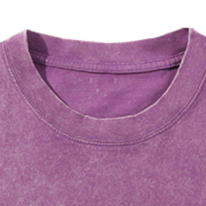 soft material Affordable Price Anti-pilling <b>Men</b> Acid Wash T Shirts best design soft Style Cotton Double <b>Men</b> Acid Wash T Shirt - Product Image 3