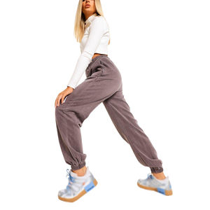 Pantalones Deportivos para Mujer con Lavado Ácido, Precio Económico, con Logotipo y Etiqueta Privados, 100% Algodón, Ropa Urbana - Product Image 2