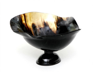 Mug à boire en corne de buffle sculpté à la main avec motif de bateau viking, décoration rustique médiévale pour la maison, objet d'art - Product Image 3