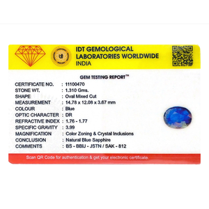 Loose 6.55 Carat Sky Blue Sapphire Gemstone Excellent Diamond Cut 11mm X 20mm for Fine Jewelry - Product Image 4