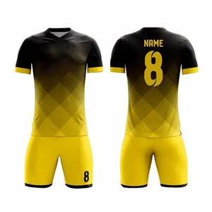 เสื้อฟุตบอลแบบซับลิเมชั่นสั่งทำพิเศษ น้ำหนักเบา แห้งเร็ว ระบายอากาศได้ดี ผลิตจากโพลีเอสเตอร์ 100% พร้อมชื่อ เบอร์ และโลโก้ - Product Image 6