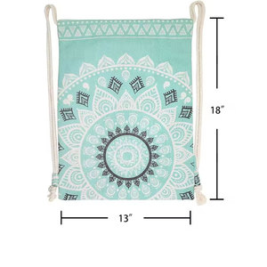 Packaging Draw String Bag Polyester Sublimation <b>Drawstring</b> <b>Backpack</b> Custom Printed Logo <b>Drawstring</b> Bag - Product Image 4