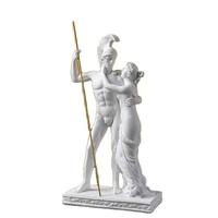 Statue en résine de l'Ares, mythologie nordique - Figurine du dieu grec pour l'enseignement artistique, la décoration intérieure et le dessin
