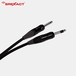 Cable de Audio para Guitarra de 6.0mm TIS a 6.35mm TS, Aleación de Zinc Sin Recubrimiento, 2M, Sin Balancear - Product Image 2