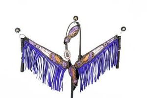 Hot Sale Handmade Western Headstall for Horses Durable Leather Browband Bridle with <b>Engraved</b> <b>Tooling</b> Available for Bulk Quantity - Product Image 6