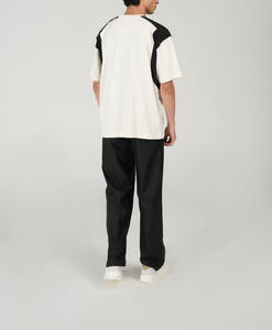 Camiseta de Paneles en Contraste Hecha en Pakistán, Venta al Por Mayor, OEM, Corte Holgado, Estilo Moderno Urbano, con Logotipo Personalizado - Product Image 6