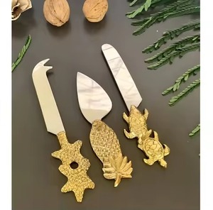 Stylish Metal <b>Cheese</b> <b>Knife</b> <b>Set</b> Premium Accessories for <b>Cheese</b> Platters and Appetizer Displays - Product Image 5
