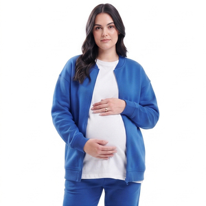 Plus Size <b>Maternity</b> Bomber <b>Jacket</b> Custom Zipper Nursing Breastfeeding Bomber <b>Jackets</b> Ladies <b>Winter</b> Nursing <b>Maternity</b> <b>Jackets</b> - Product Image 6