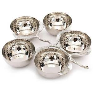 Plat en acier inoxydable, bol de service de luxe, design moderne pour la maison, la cuisine ou le restaurant, pour les accompagnements, les garnitures et les condiments - Product Image 6