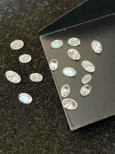 เพชรรูปไข่ทรงโอวัล  ผลิตในห้องปฏิบัติการ สี D-E ความสะอาด VVS-VS น้ำหนัก 20 กะรัต ขนาด 5.00-4.20 มม. สำหรับทำเครื่องประดับ - Product Image 4