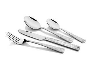 Ensemble de couverts en métal moderne, cuillère, fourchette, couteau pour la décoration de mariage et de salle à manger - Product Image 1