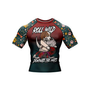 Rashguard Personalizado con Logotipo para Entrenamiento, BJJ, MMA, Manga Larga, UPF50, Transpirable, Antibacteriano, Unisex - Product Image 3