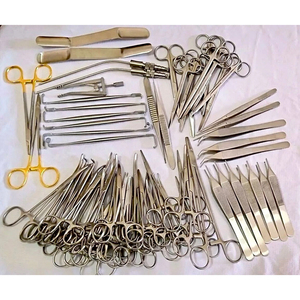 Kit de Instrumentos Quirúrgicos para Cirugía Plástica, 72 Piezas, Juego de Cirugía de Acero Inoxidable de Primera Calidad - Product Image 3