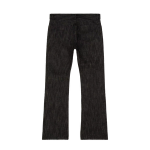 Jeans de Mezclilla de Algodón Personalizados de Alta Calidad, Jeans Americanos de Mezclilla Selvedge Transpirables, Corte Ajustado de Cintura Media, Estilo Hiphop, Lavado Negro, Jeans de Mezclilla para Hombre - Product Image 1