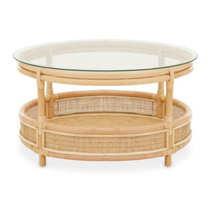 Meilleures ventes - Tables basses rondes en rotin de qualité supérieure, aspect classique standard, meubles de luxe à prix impressionnant - Product Image 1