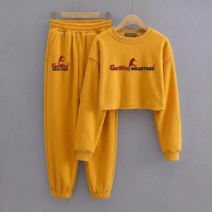 Custom 3D Embroidery Tracksuit / Puff Embroidery Sweat suit OEM Custom Logo Tracksuit Heavyweight Fleece Tracksuit - Product Image 5