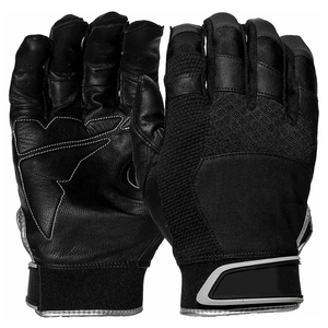 Guantes de béisbol de piel sintética azul real para jóvenes, servicio OEM, en venta - Product Image 6