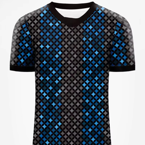 OEM Mens Vintage Soccer Jersey Training Football Shirt Quick Dry Mesh Fabric - Product Image 1