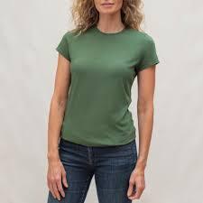 T-shirt femme slim fit, doux, respirant, coton premium, manches courtes, uni, basique, été - Product Image 4