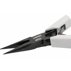 Micro-pinces à bec court en acier inoxydable de haute qualité, légères, outil de précision pour la fabrication de bijoux, pointe étroite, mâchoires lisses - Product Image 2