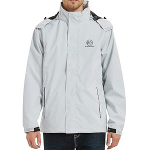 Veste de pluie légère et respirante à fermeture éclair intégrale 100% polyester Prix raisonnable Veste d'hiver pour homme - Product Image 2
