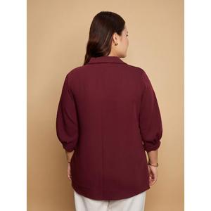 Chemise décontractée à imprimé floral BIRD WINE Crepe Premium & Elegant pour femmes, acheter directement auprès du fournisseur - Product Image 4