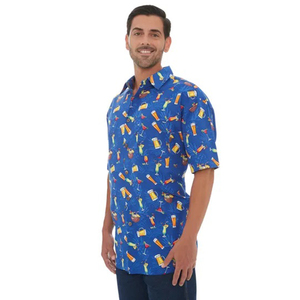 OEM Custom Hawaiian <b>Shirts</b> Lightweight Breathable Aloha <b>Shirts</b> Trend Hawaiian <b>Shirts</b> Men Tropical Vacation Beach Style <b>Shirts</b> - Product Image 2