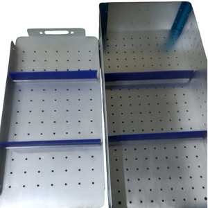 Caja de Esterilización para Instrumentos Quirúrgicos Ortopédicos, Estuche de Almacenamiento Laparoscópico 540x250x100mm, Reutilizable, de Acero Inoxidable - Product Image 6