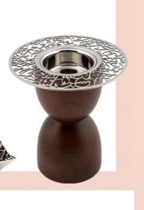 Elegante Quemador de Bukhoor de Metal Martillado, Incensario Portátil Árabe Mubkhar para Resina de Oud, Aromaterapia en el Hogar, Regalo Decorativo - Product Image 2